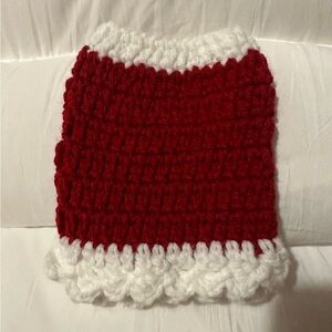 Hand crafted crochet pets dress XXS